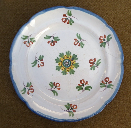 Ancienne assiette faïence - assiette,