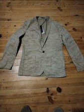 Blazer Ikks Homme Taille 50 Camouflage Neuf Beige Veste