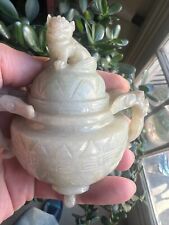 Brûle-encens en jade chinois