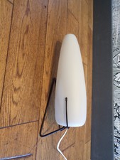 APPLIQUE PHILIPS AGAY-LOUIS KALFF VINTAGE DESIGN 60-OPALINE givré-Métal-1950-50