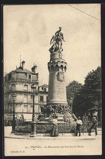 CPA Troyes, Le Monument des Enfants de l´Aube 1907 