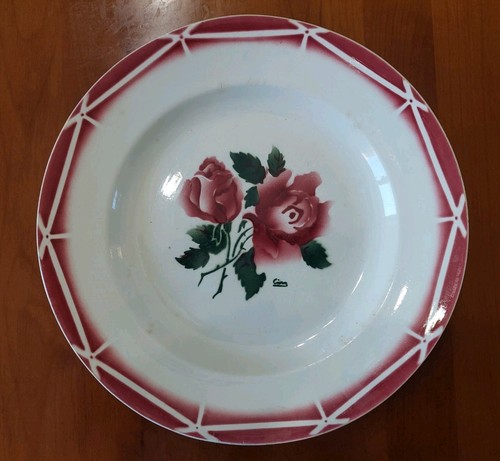 Plat rond faïence de - plat,