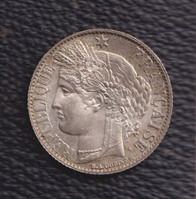 IIIe Rép. - 1 Franc Ceres 1872 k Bordeaux - Argent - SPL
