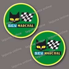 autocollant décalcomanie résistant aux intempéries sev marchal logo brillant 7
