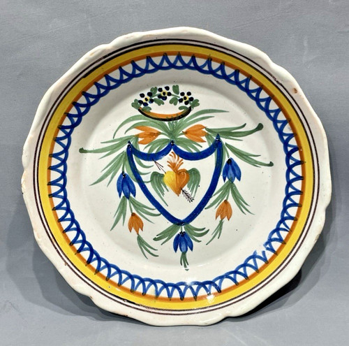Nervers assiette faïence - nervers,