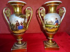 Paire De Vases de Paris Empire