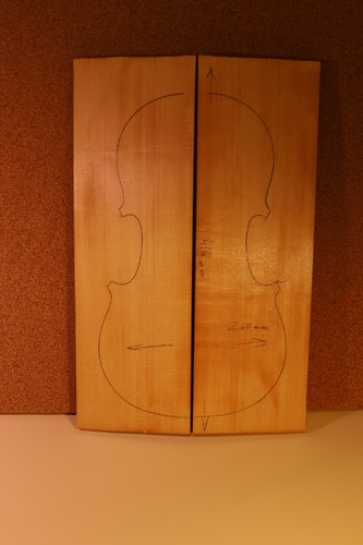 Violin spruce top - , german