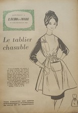 PATRON TABLIER CHASUBLE  FEMME