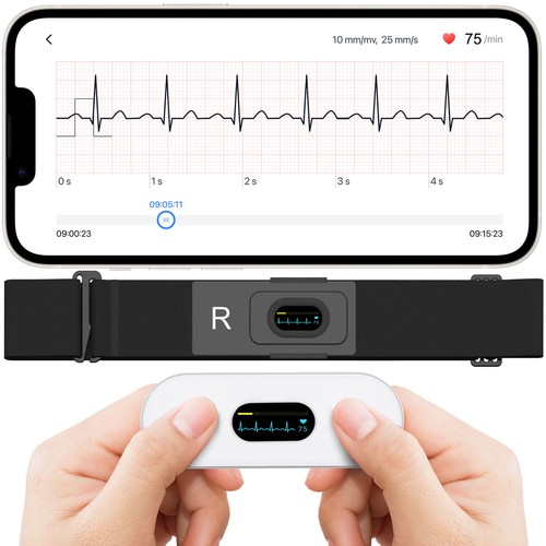 Moniteur ecg avec ceinture - avec,