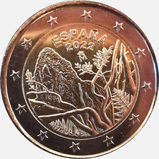 2 Euros Commémorative Espagne 2022 - Parc National Garajonay - UNC du rouleau