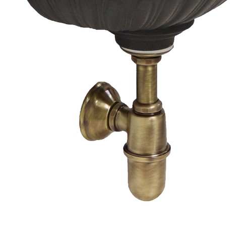 Siphon laiton foncé à - foncé,