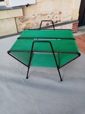 ANCIEN RANGE DISQUE VINYLE SCOUBIDOU VERT  33 45 TOURS