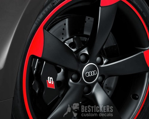 Autocollants line audi - autocollants,