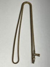 Bijoux Ancien Collier Doré Longue Chaine Longueur 42cm (L40)