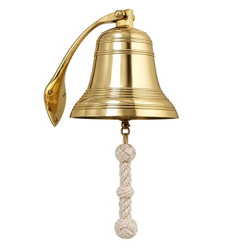 Cloche murale marine - , laiton