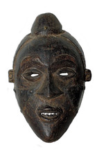 Rare Masque de guérison Yombe