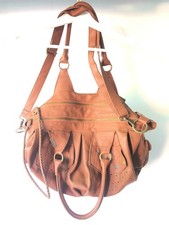 Sac à main desigual marron