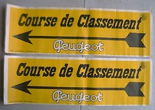 lot de 2 AFFICHE ANCIENNE PEUGEOT Course de Classement ( Cycles Valentigney )