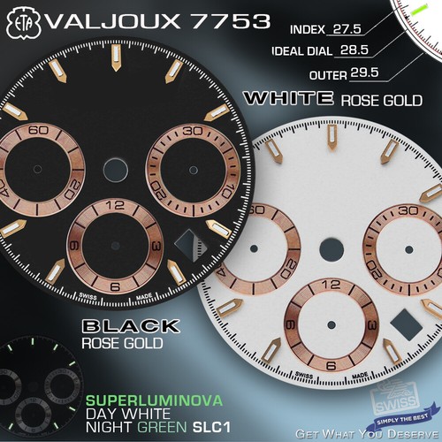 Dial movement eta - dial,