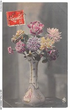 AGXP1-0003-FLEURS - Pot de fleurs - Rose et marguerite