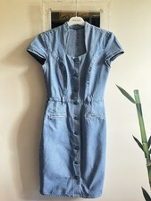 Robe longue en jean vintage -