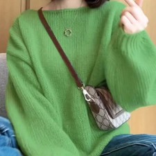 Femme Haut Pull Tricot Solide