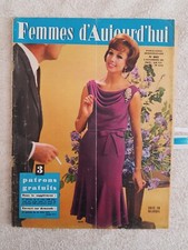 FEMMES D'AUJOURD'HUI N°862 9/11/1961 Mode Couture Maurice Ronet Maison de poupée