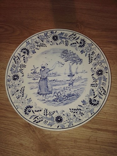 Assiette delft boch belgium - assiette,