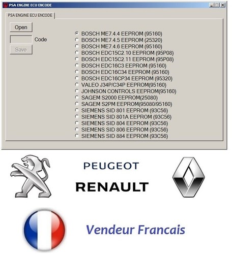 Renault pin extracteur - , et