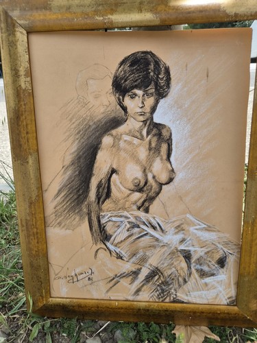 Grand dessin expressionniste