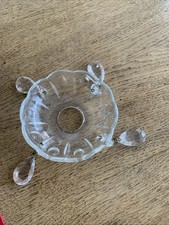 Coupelle à pampille en verre pour lustres ou appliques