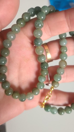 Collier jade nephrite - en,