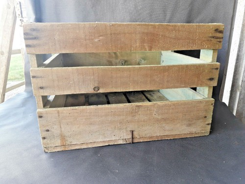 Ancienne grande caisse bois - ancienne,