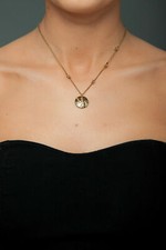 Chaîne Collier Pendentif THIERRY MUGLER Acier Inoxydable Plaqué or 79,90 € NEUF 