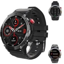 Montre Connectée Militaire Homme avec Appel Bluetooth Etanche Androïd iOS Sport