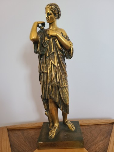 Sculpture bronze femme antique - sculpture,