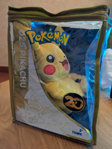 Tomy peluche pokémon - peluche, pikachu