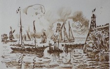 Paul SIGNAC : Voiliers à