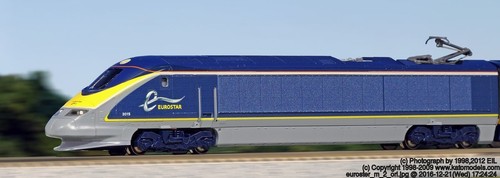 Kato 1298 eurostar car - eurostar, 4-car