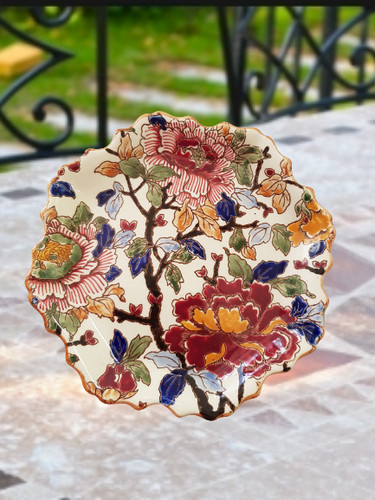 Faience gien pivoines - faience,