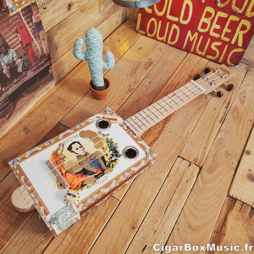 Ukulele cigar box bolivar - ukulele,