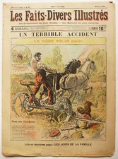1906 Revue les Faits divers illustrés 36 accident faucheuse Fresnes Val de Marne