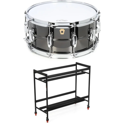 Ludwig black beauty snare drum - ludwig,