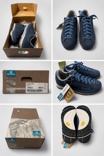 Scarpa blue suede sneakers - blue,