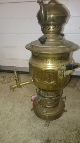 Ancien gros samovar russe - gros,