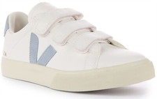 Veja Recife Chromfree Suède Triple Steel Entraîneur Blanc Bleu Hommes UK 7 - 12