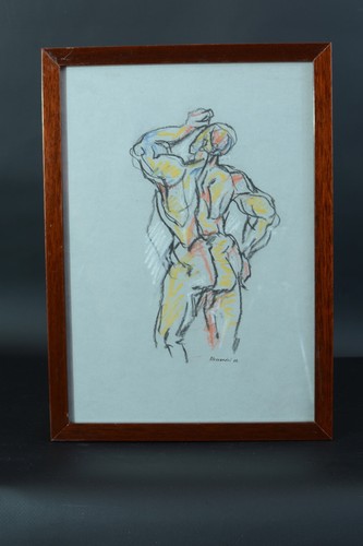Beau dessin ancien homme - dessin, de