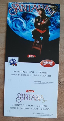 Ticket billet place concert - ticket,