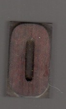 CARACTERE D'IMPRIMERIE BOIS