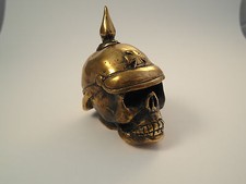 Harley Shift Bouton Allemand Tête de Mort Laiton Fait,Hot Canne Harley Hood